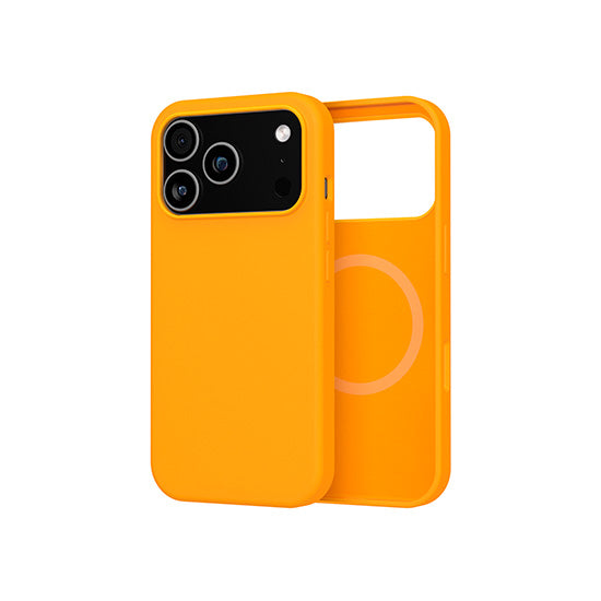 Coque silicone MagSafe iPhone 18 Pro / 17 Pro Orange